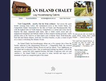 Tablet Screenshot of anislandchalet.com